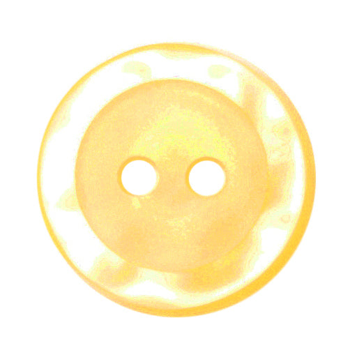 Rimmed Button 14mm Yellow
