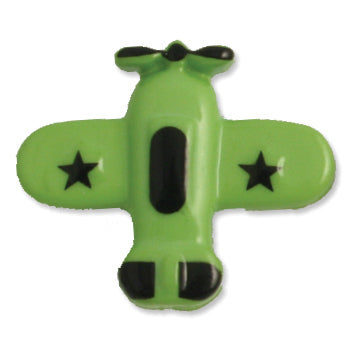 Airplane Button : 18mm: Green
