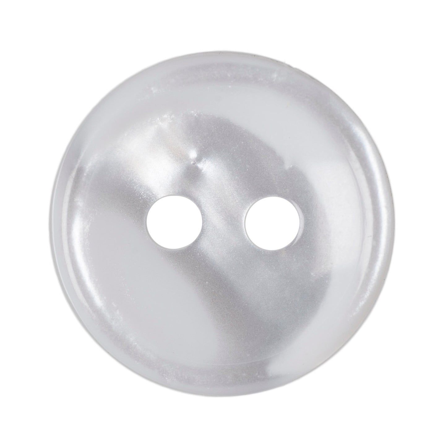 Stripe Button 12mm Pearl White