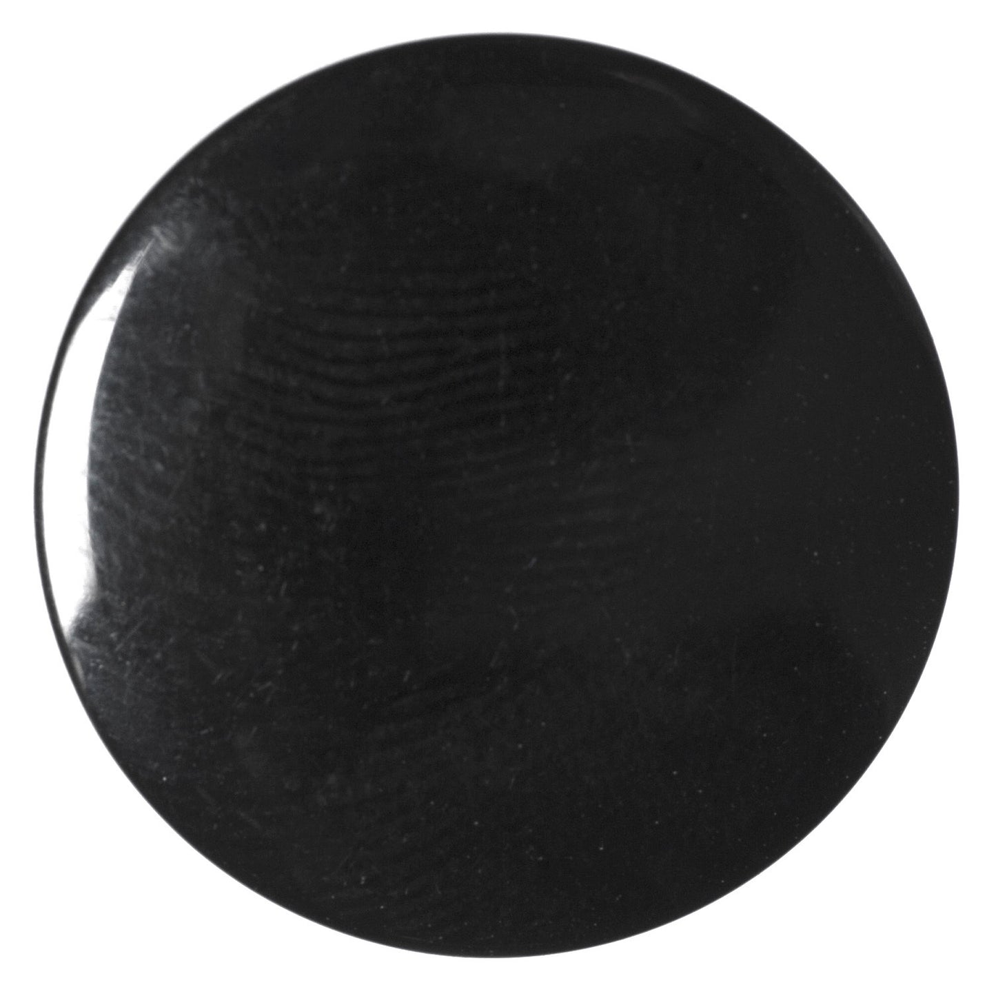 Round Fashion Buttons Shank 15mm Black