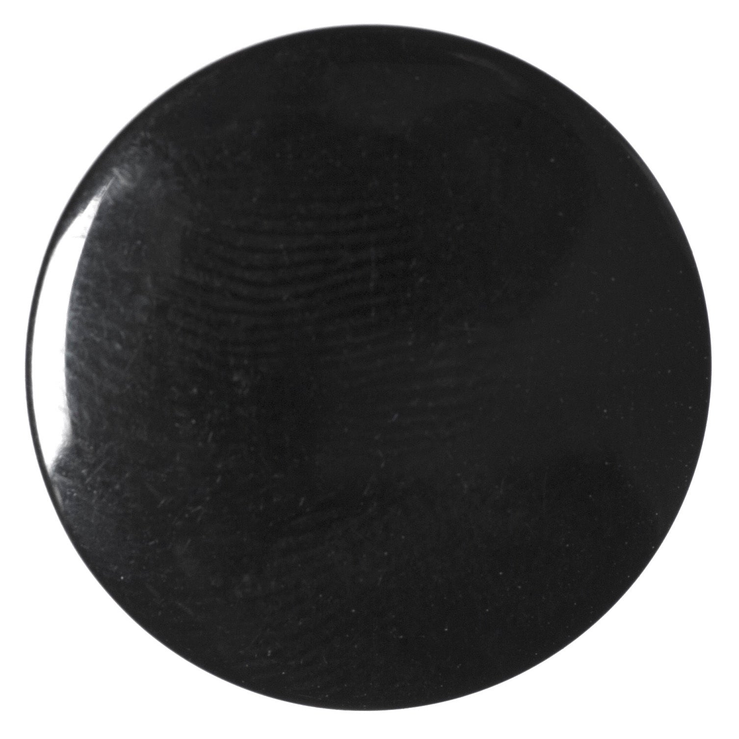 Round Fashion Buttons Shank 15mm Black
