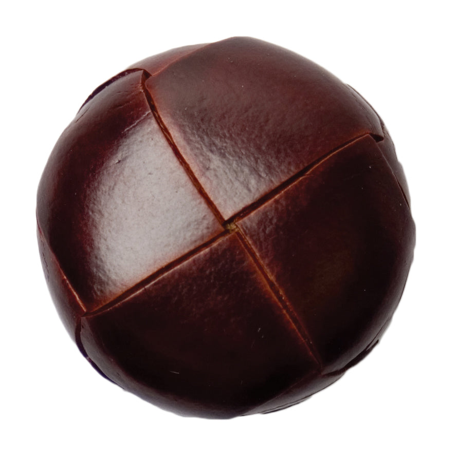 Imitation Leather Button 25mm