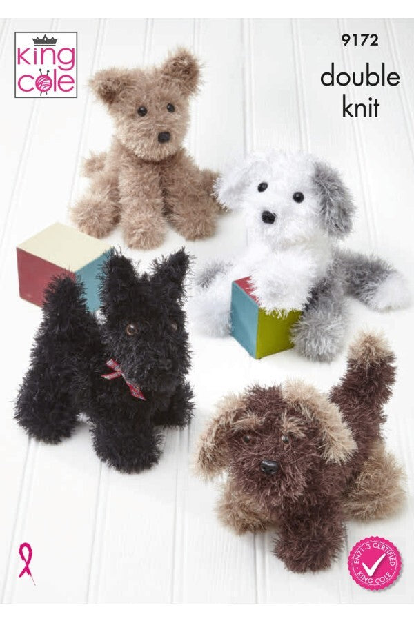 King Cole 9172 Dogs in Moments DK Pattern