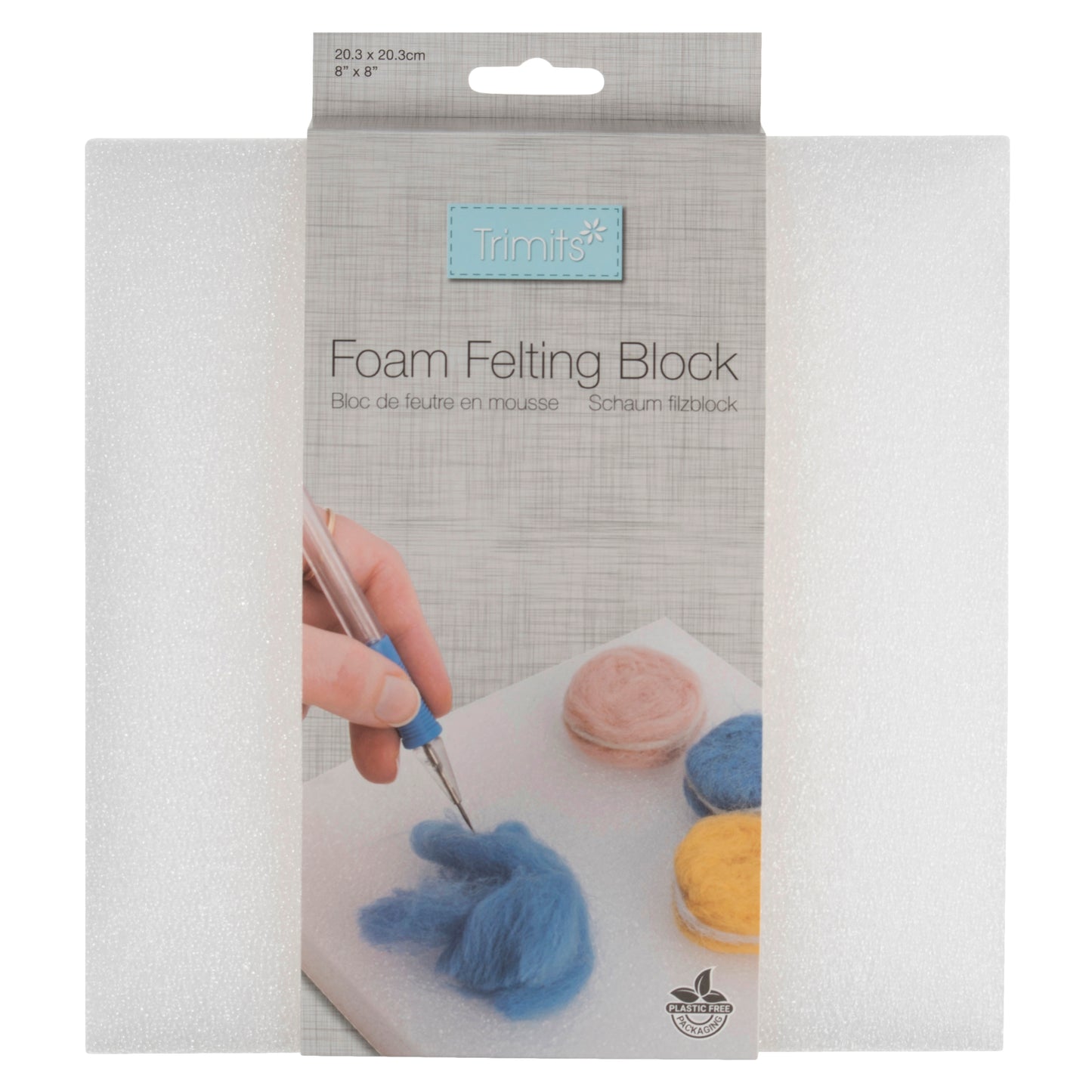 Needle Felting Foam Block: 20.3 x 20.3cm (8 x 8in)