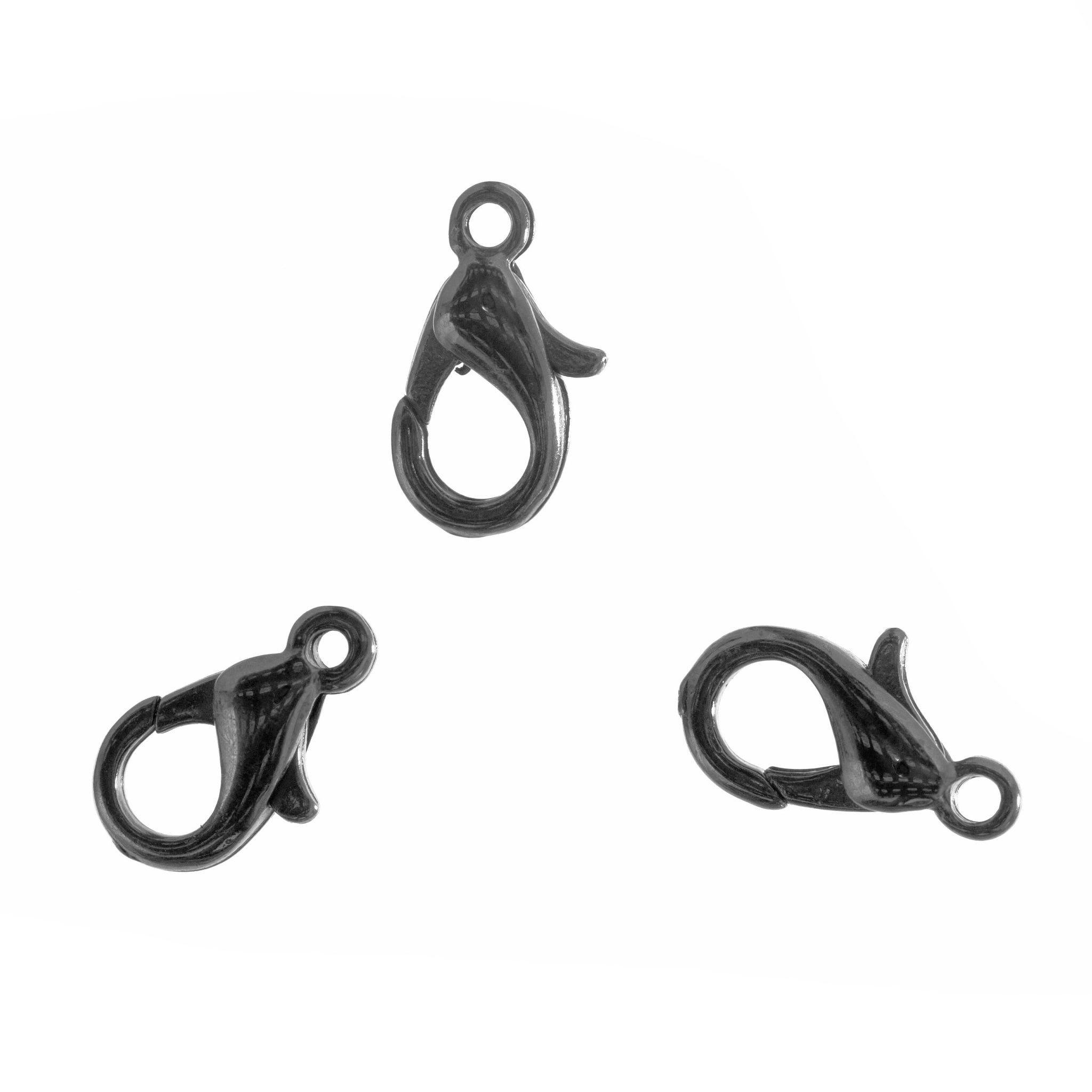 Jewellery Trigger Clasp: Black : 10mm