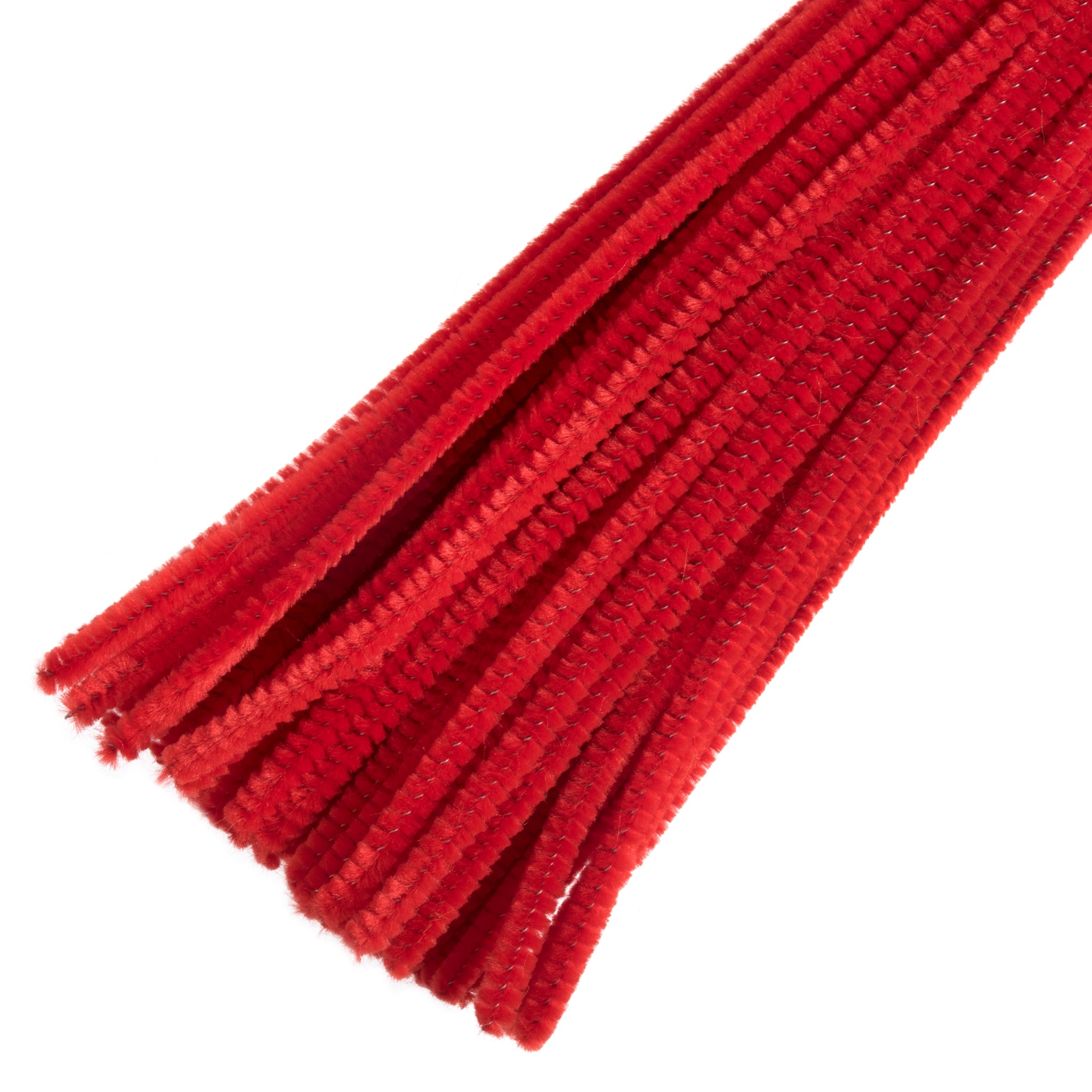 Chenilles: 30cm x 6mm: Red