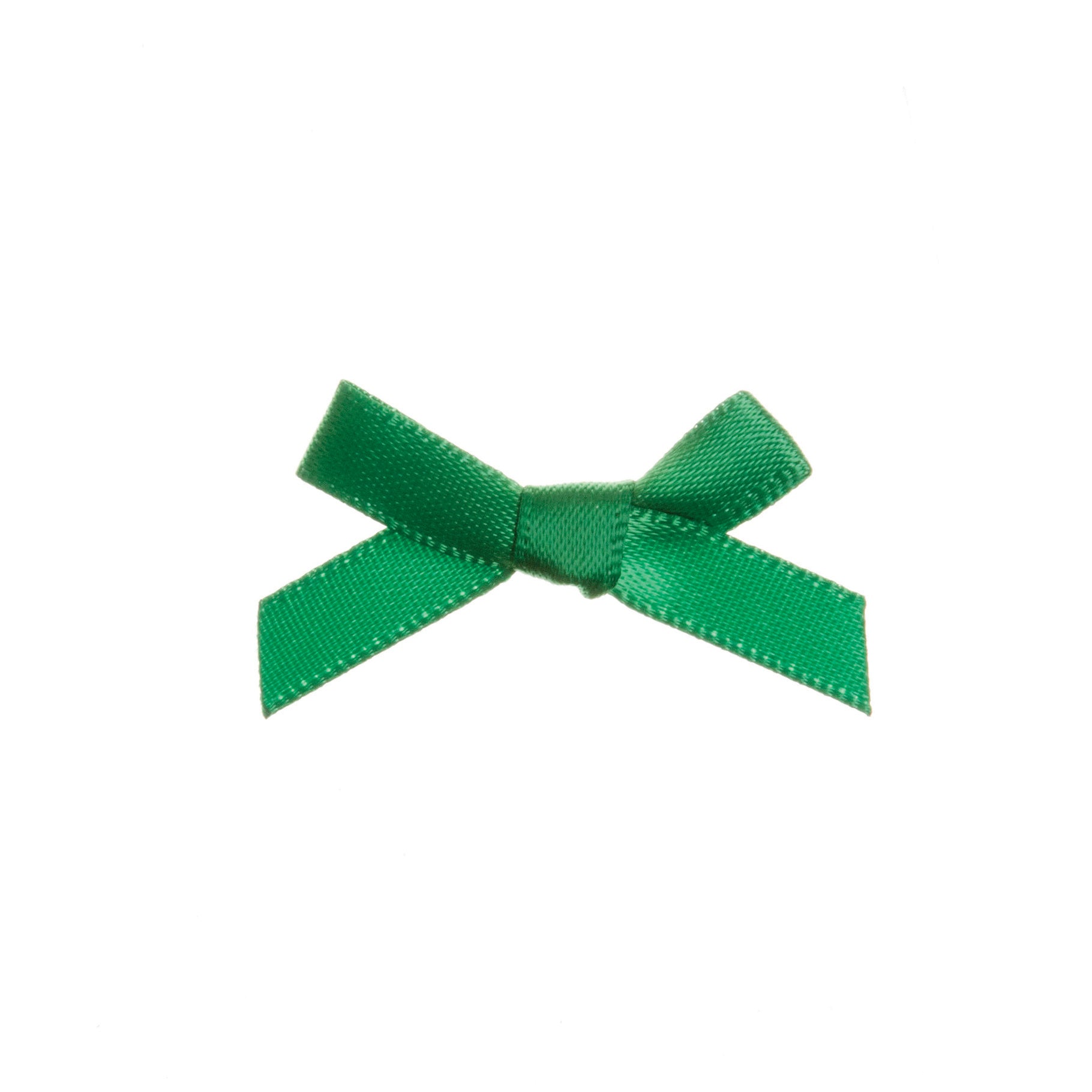 Ribbon Bows 7mm: Emerald