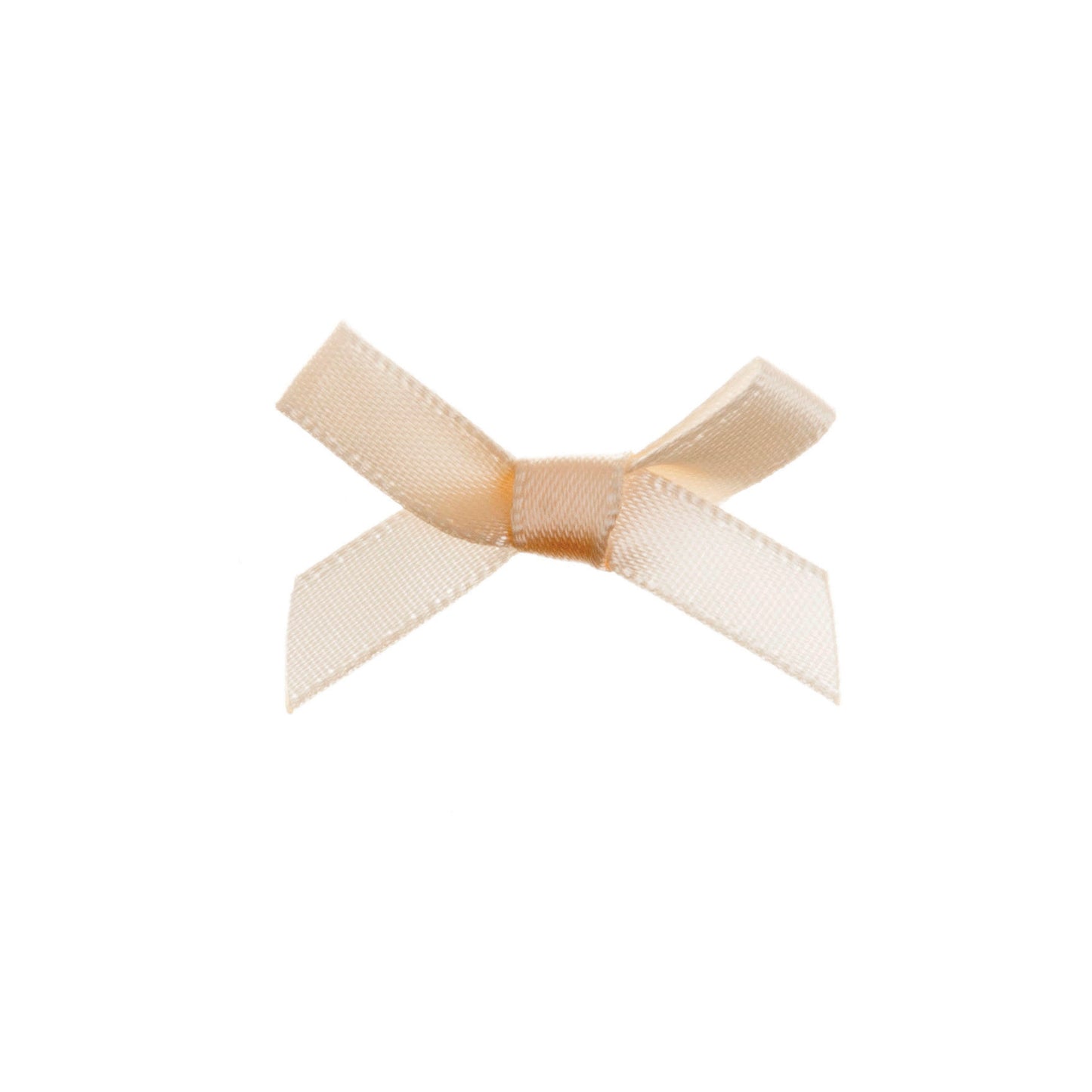 Ribbon Bow 7mm Cream