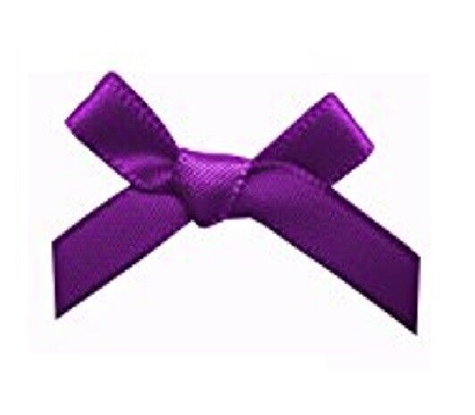 Ribbon Bows 7mm: Purple