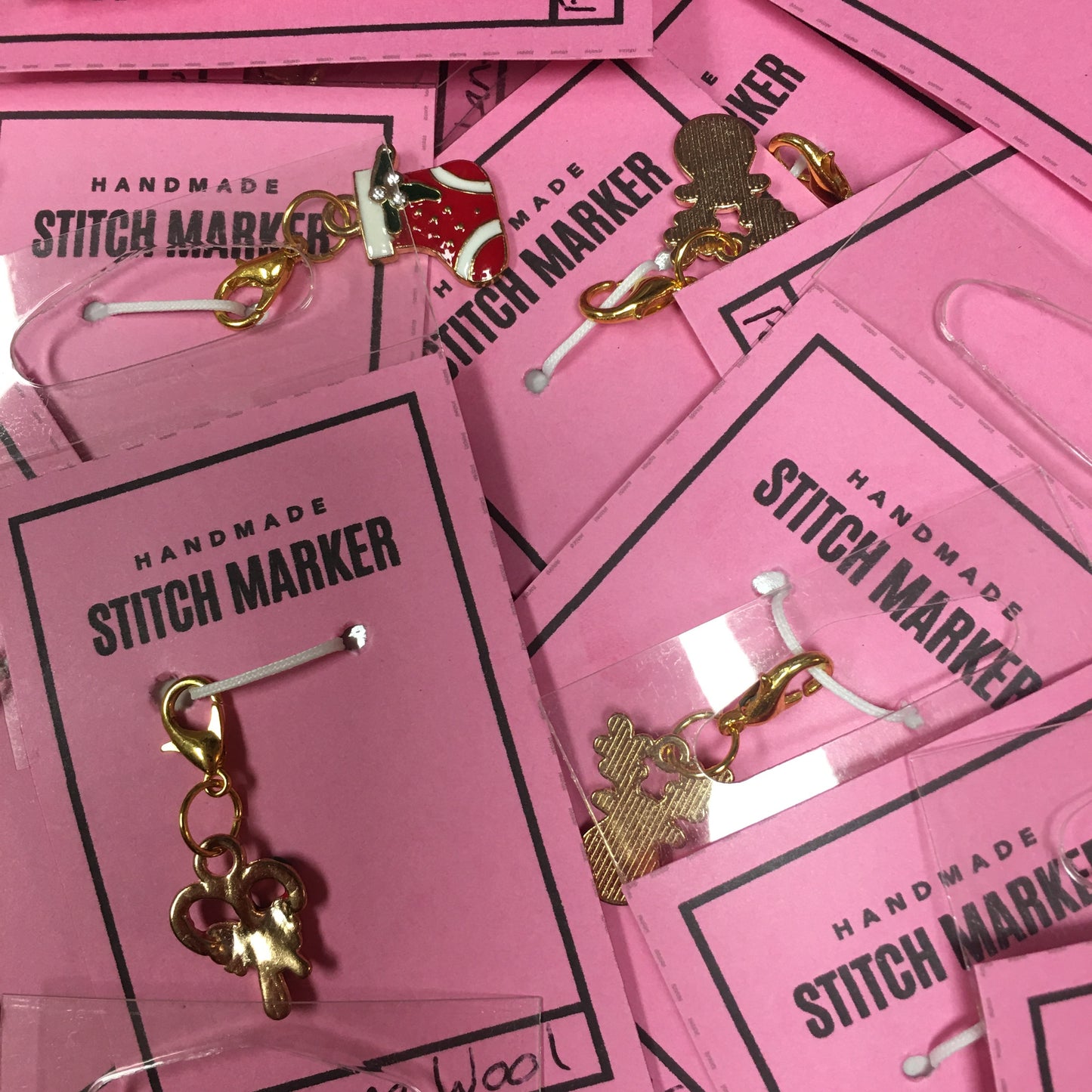 Handmade Mystery Christmas Stitch Markers