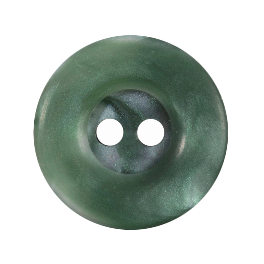 Rimmed Button 17.5mm Green