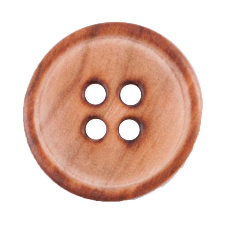 Olive Wood Button 17.5mm