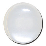 Round Button 11mm: Pearl White