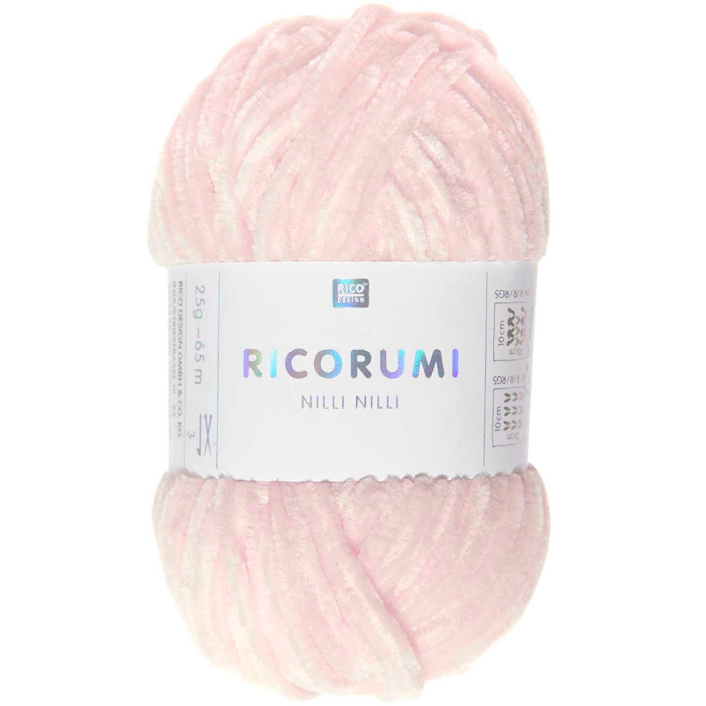 Rico Ricorumi Nilli Nilli 006 Pink Chenille Yarn 25G