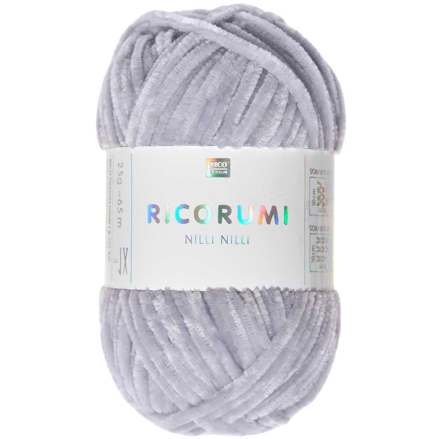 Rico Ricorumi Nilli Nilli 011 Lilac Chenille Yarn 25G