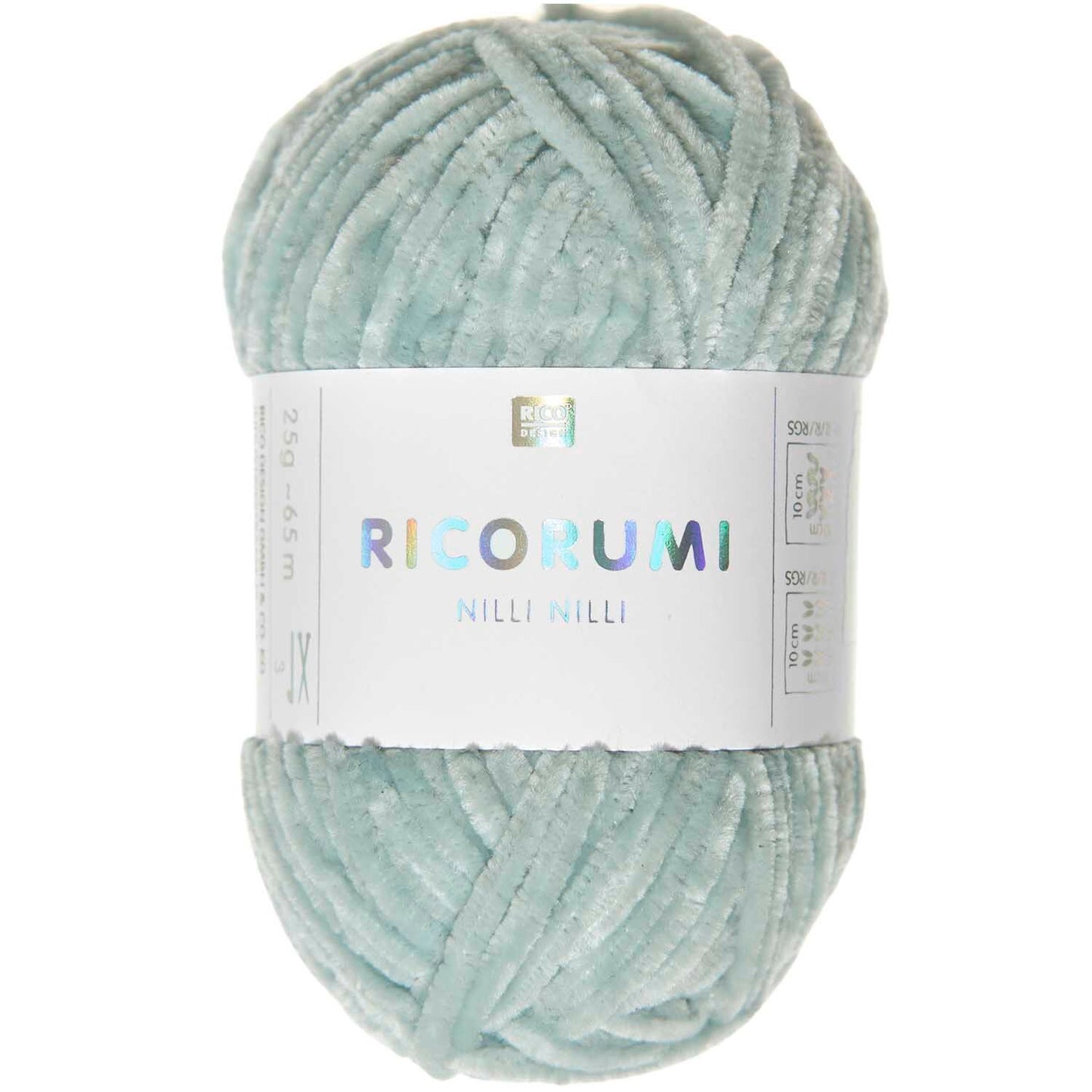 Rico Ricorumi Nilli Nilli 016 Aqua Chenille Yarn 25G