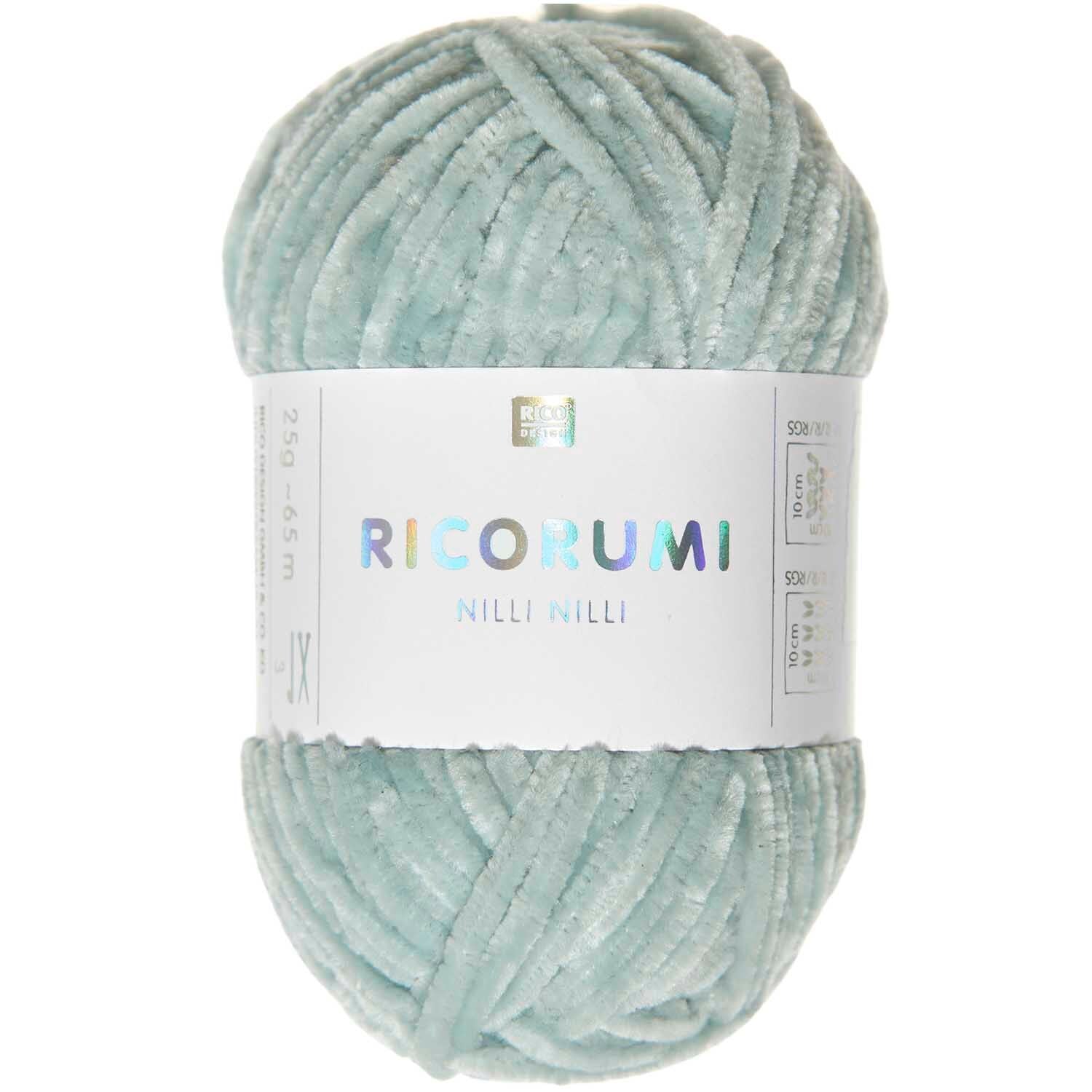Rico Ricorumi Nilli Nilli 016 Aqua Chenille Yarn 25G