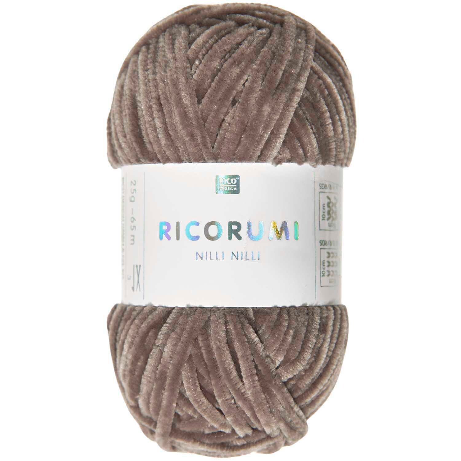 Rico Ricorumi Nilli Nilli 023 Nougat Chenille Yarn 25G