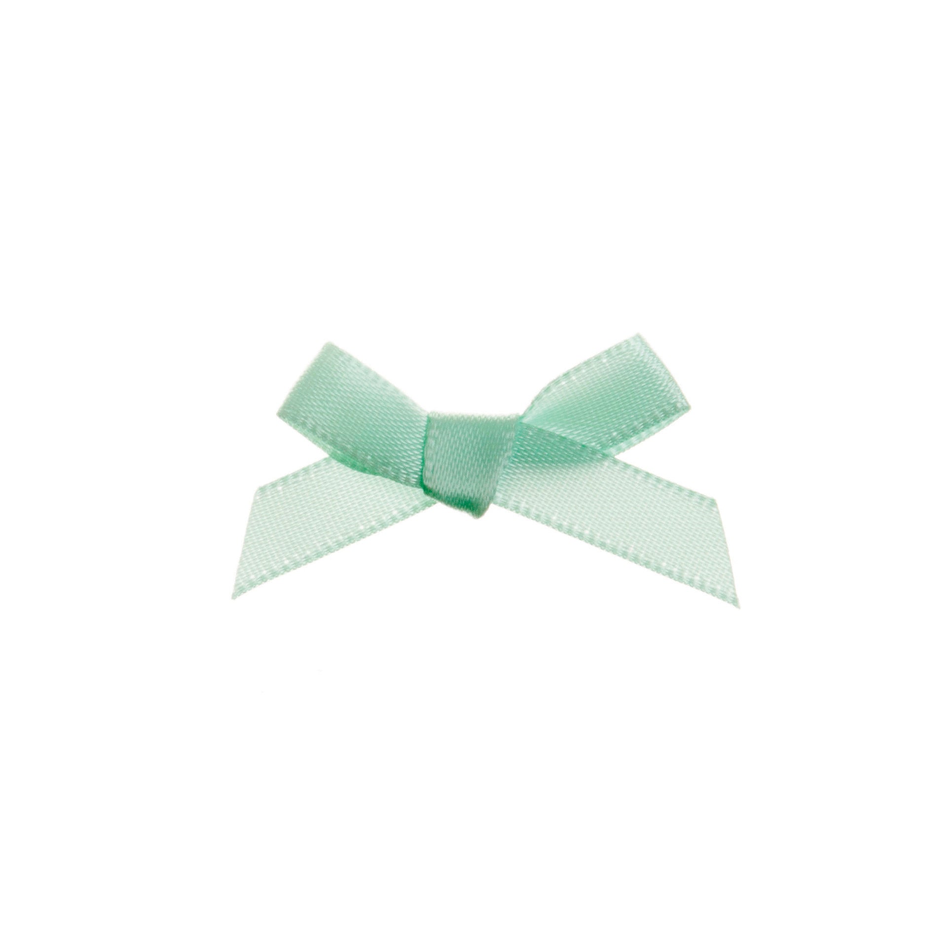 Ribbon Bows 7mm: Mint
