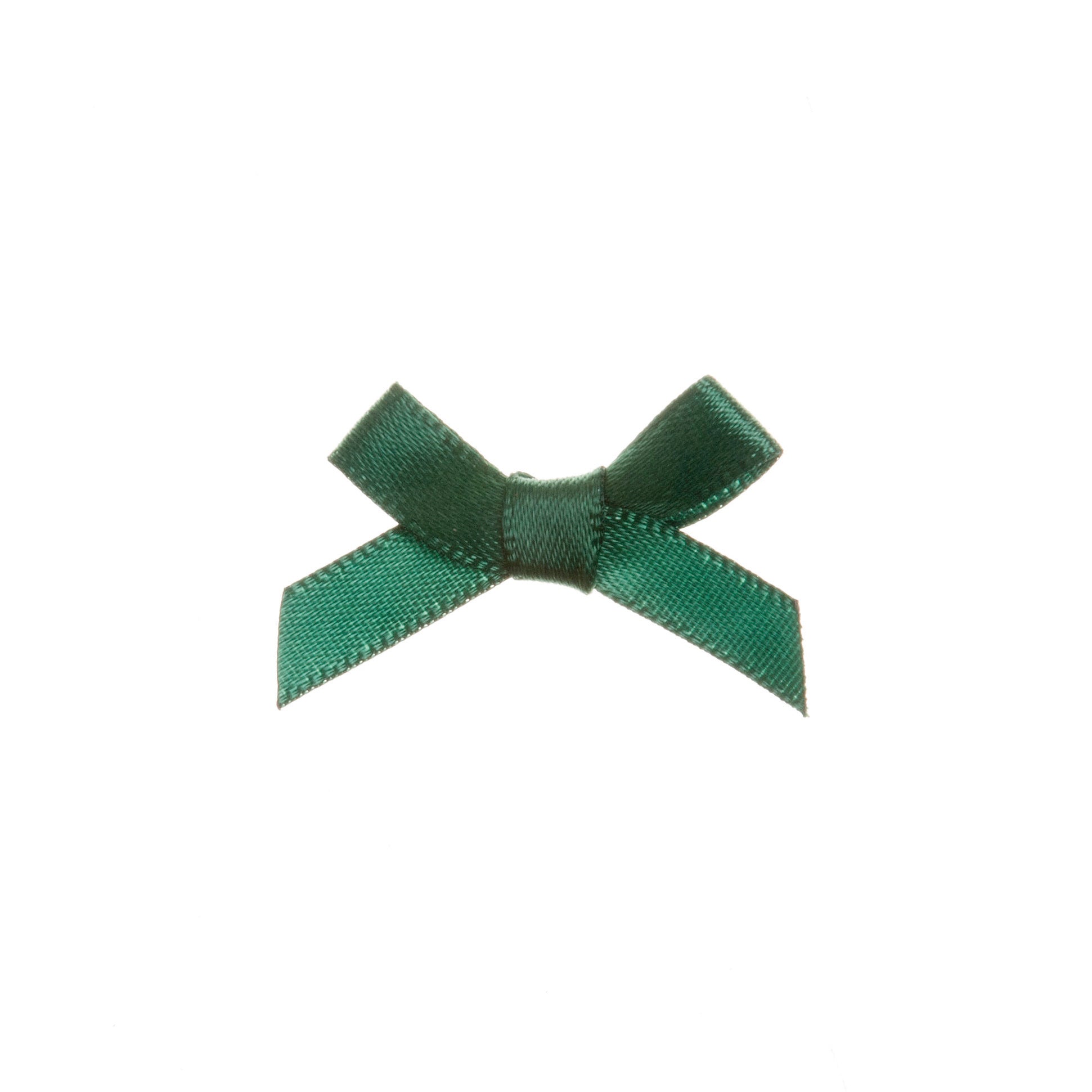 Ribbon Bows 7mm: Bottle Green