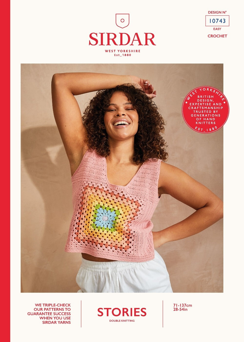 Sirdar 10743 Crochet Top in Stories (booklet)