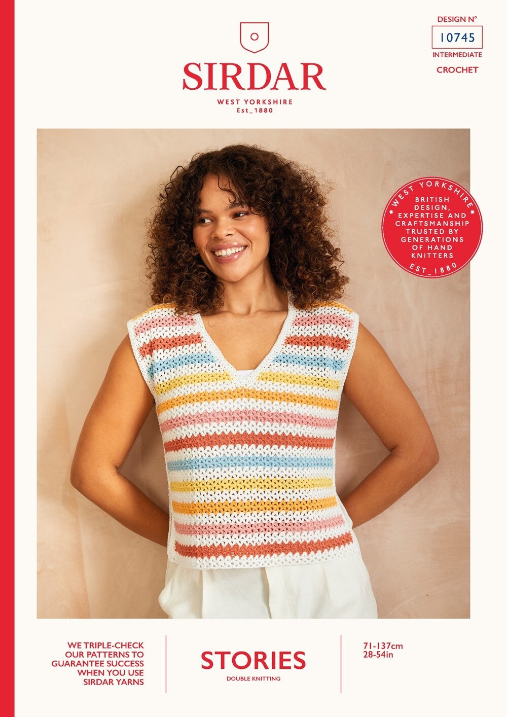 Sirdar 10745 Crochet Top in Stories (booklet)