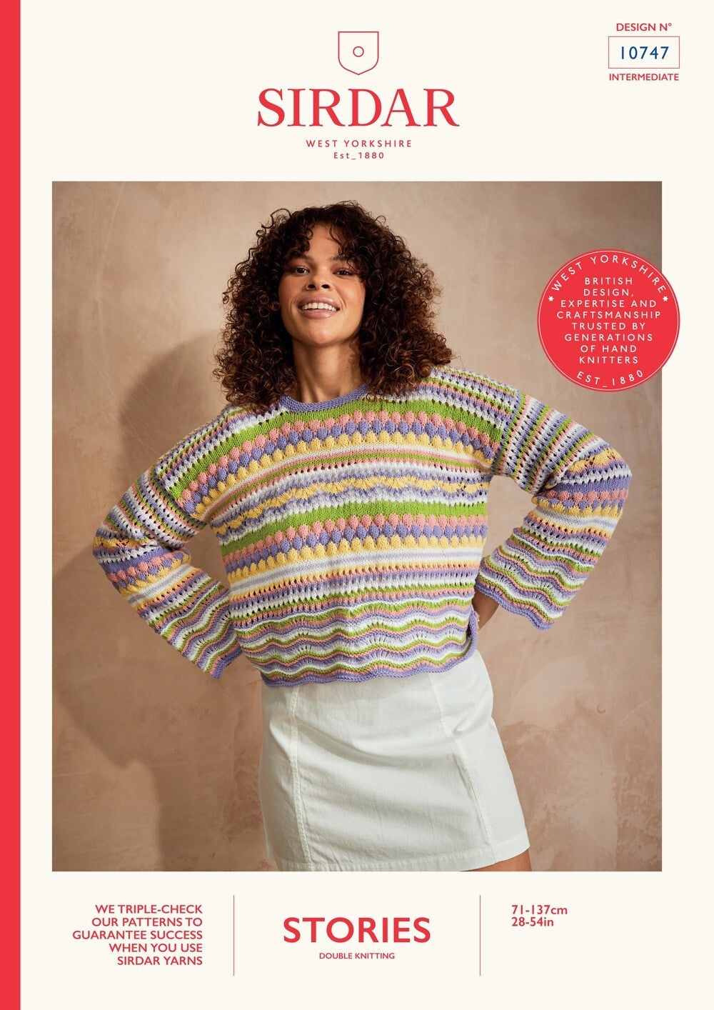 Sirdar 10747 Sweater in Stories (booklet)