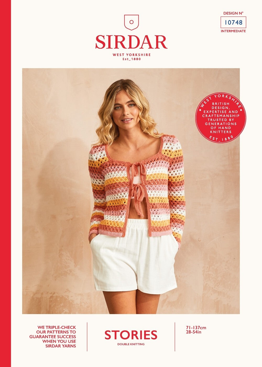 Sirdar 10748 Cardigan in Stories (booklet)