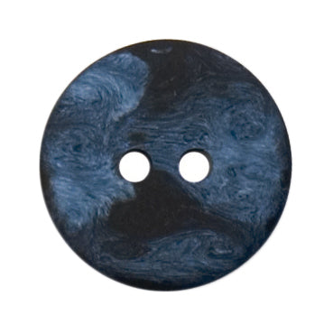 Round Fashion Button 15mm Navy