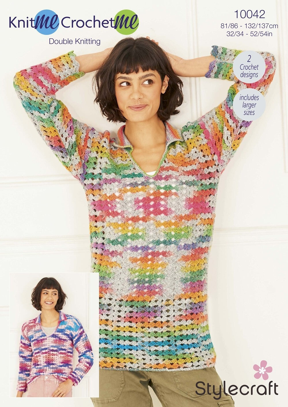 Stylecraft 10042 Sweater and Tunic in Knit Me, Crochet Me Pattern
