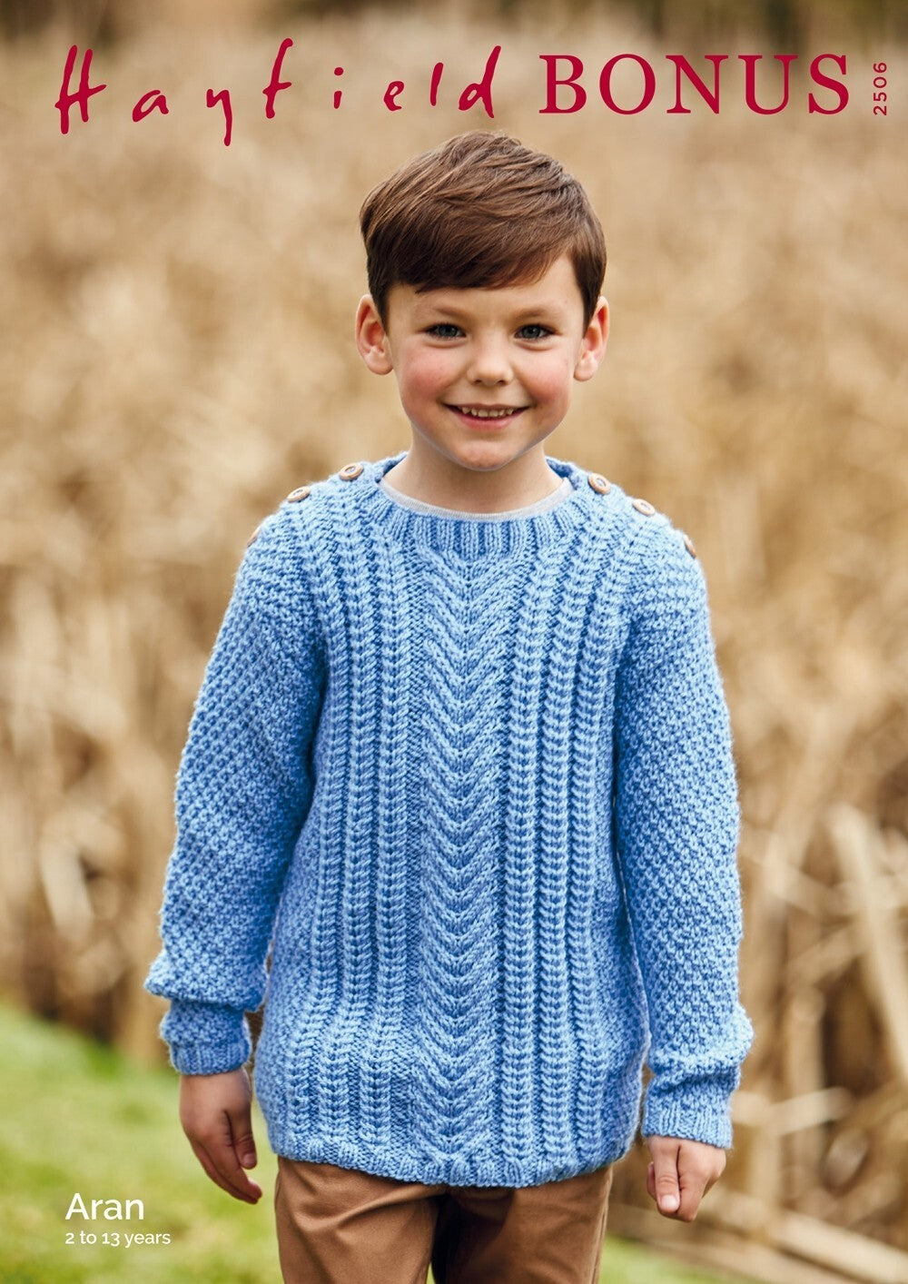 Hayfield 2506 Sweater in Hayfield Bonus Aran leaflet