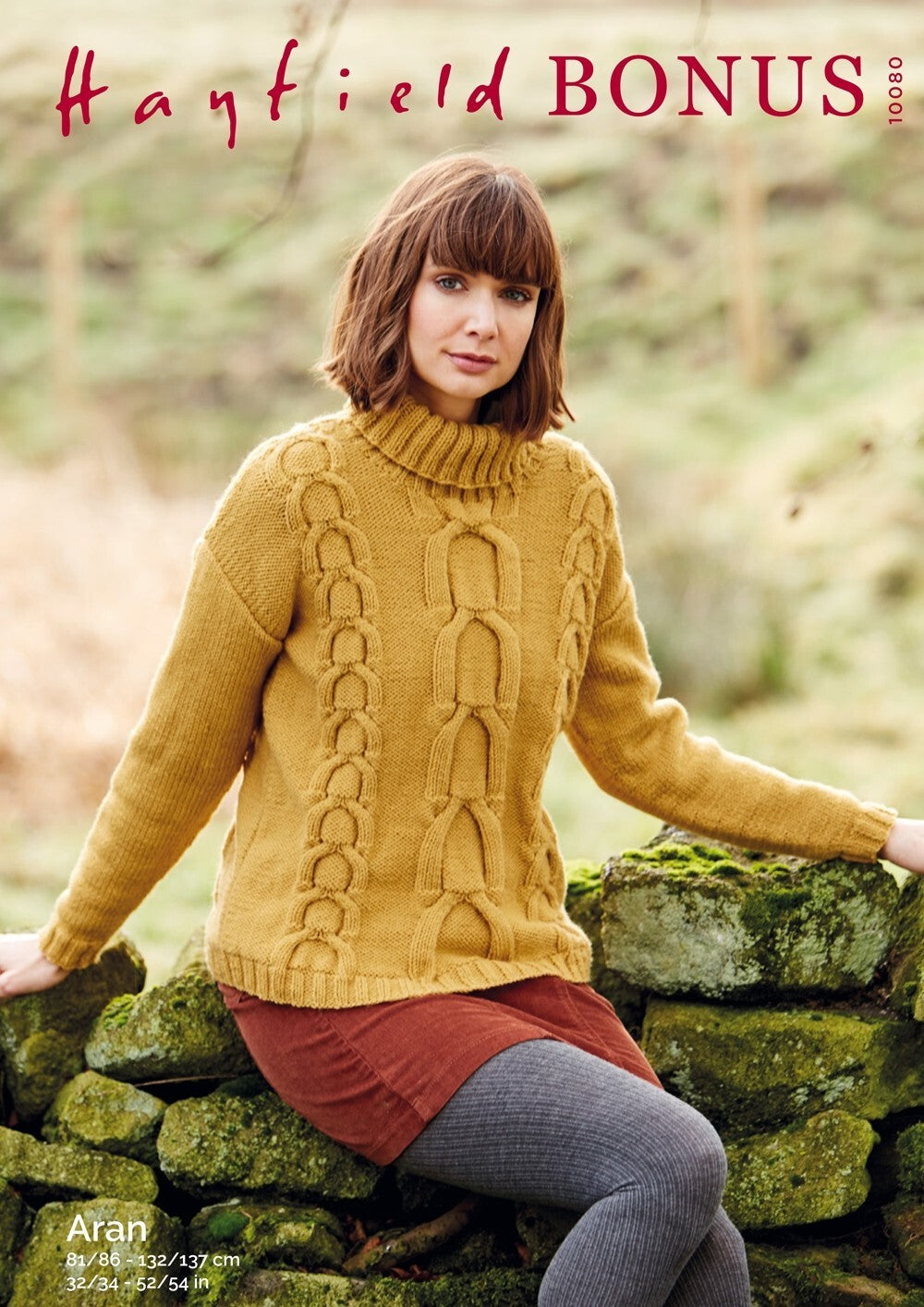 Hayfield 10080 Sweater in Hayfield Bonus Aran leaflet