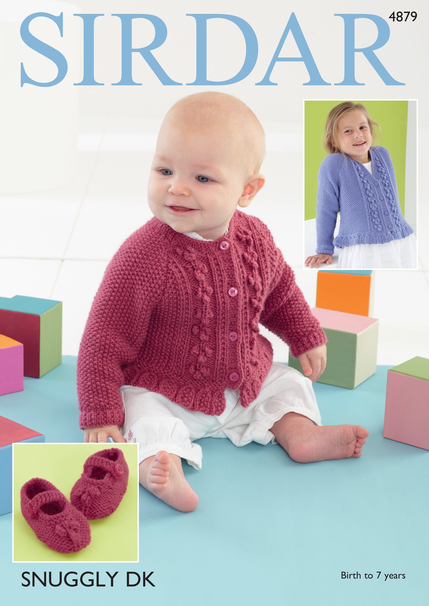 Sirdar Snuggly DK Pattern 4879 Birth to 7 Years