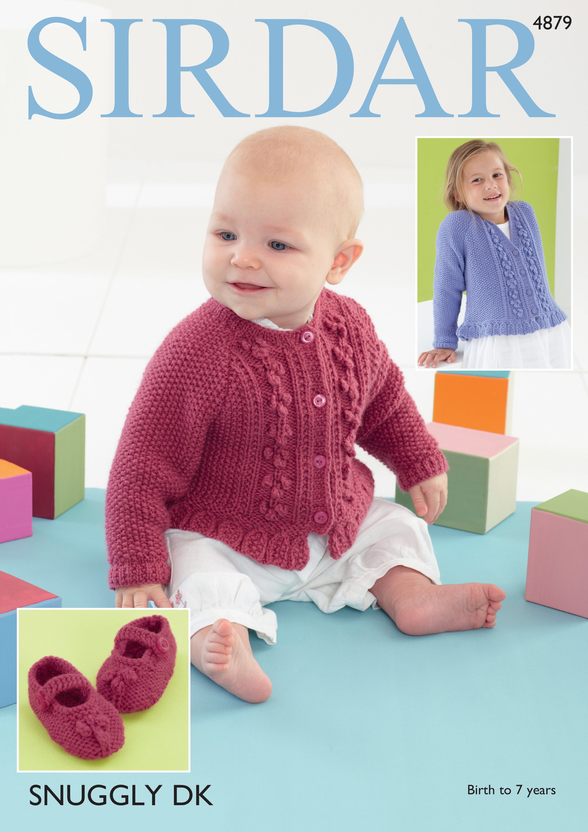 Sirdar Snuggly DK Pattern 4879 Birth to 7 Years